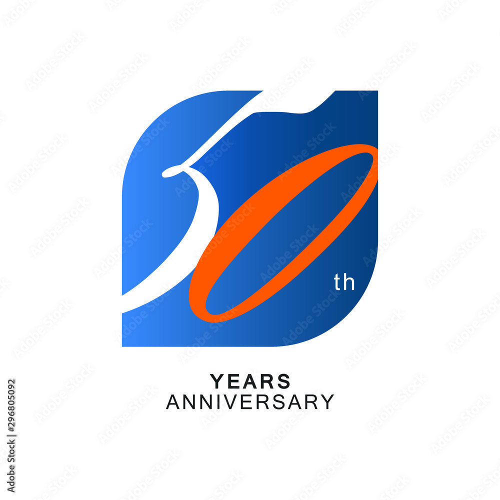 50 Year Anniversary Vector Template Design Illustration 50 Year Anniversary Vector Template Design Illustration