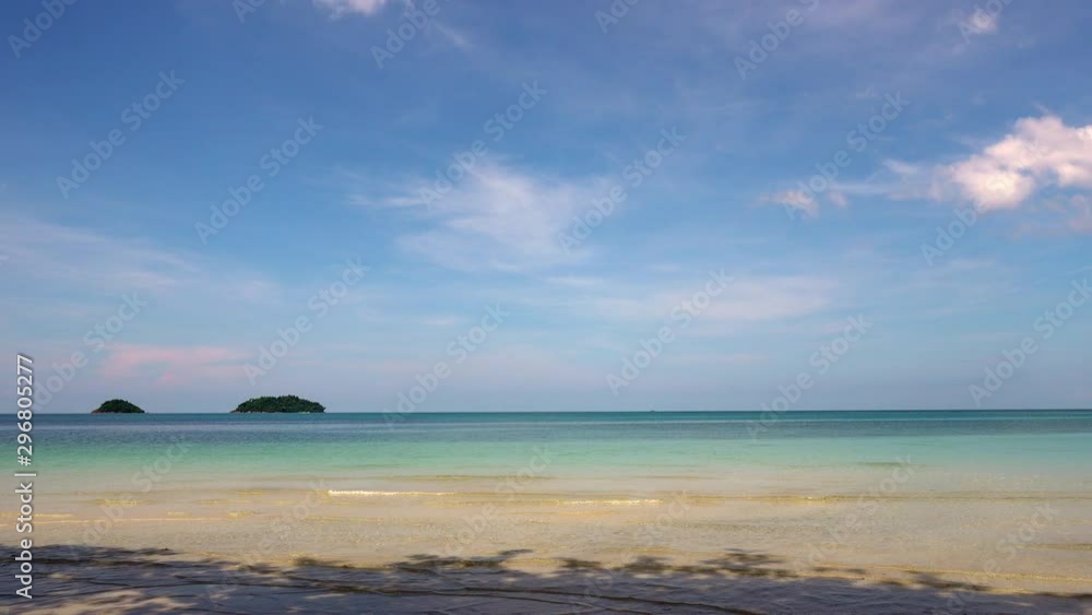 beach sea, View of beach sea on sunlight in the summer. footage 4K UHD, Video Clip. beach sea, View of beach sea on sunlight in the summer. footage 4K UHD, Video Clip.