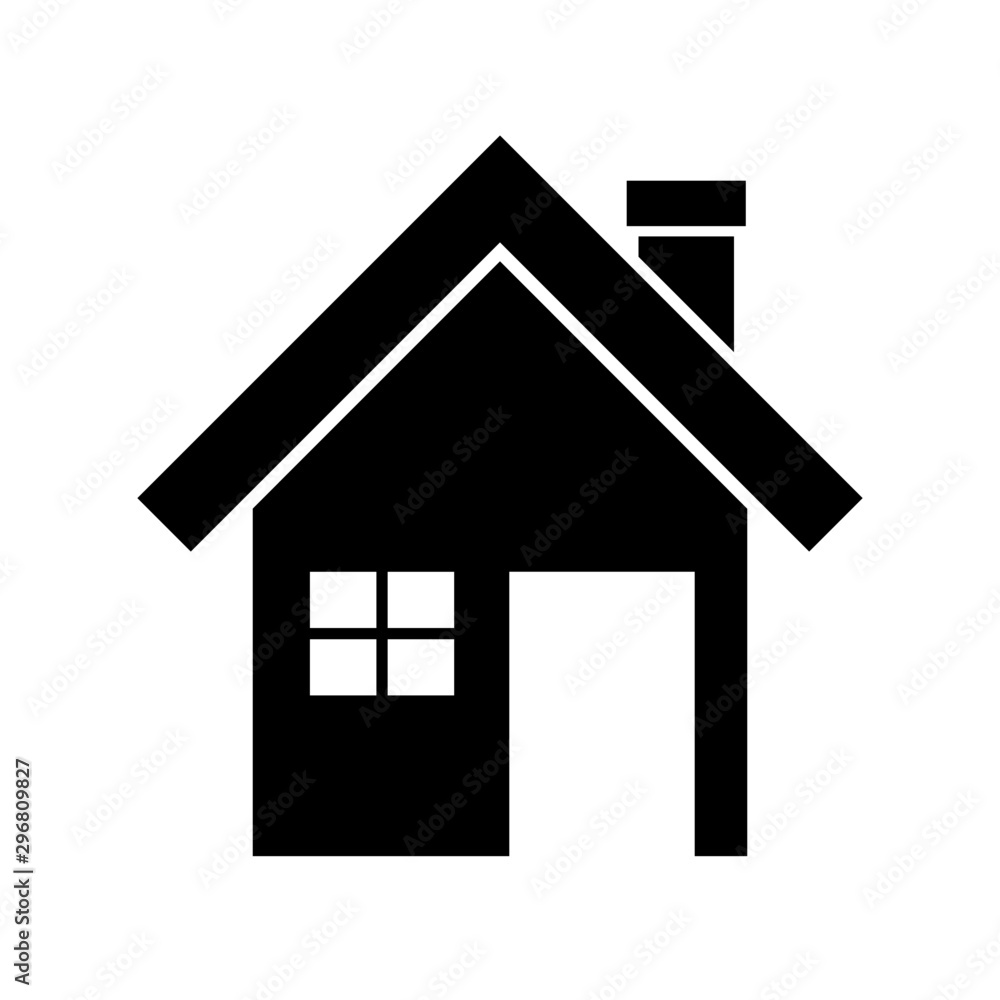 house icon isolated on white background. vector Illustration. house icon isolated on white background. vector Illustration.