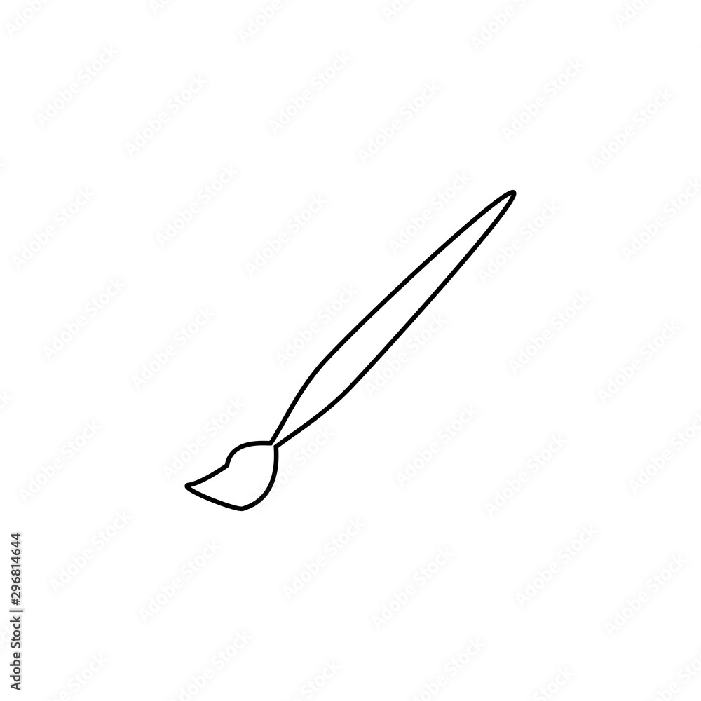 Brush tool icon. Drawing art symbol. Design tool sign Brush tool icon. Drawing art symbol. Design tool sign