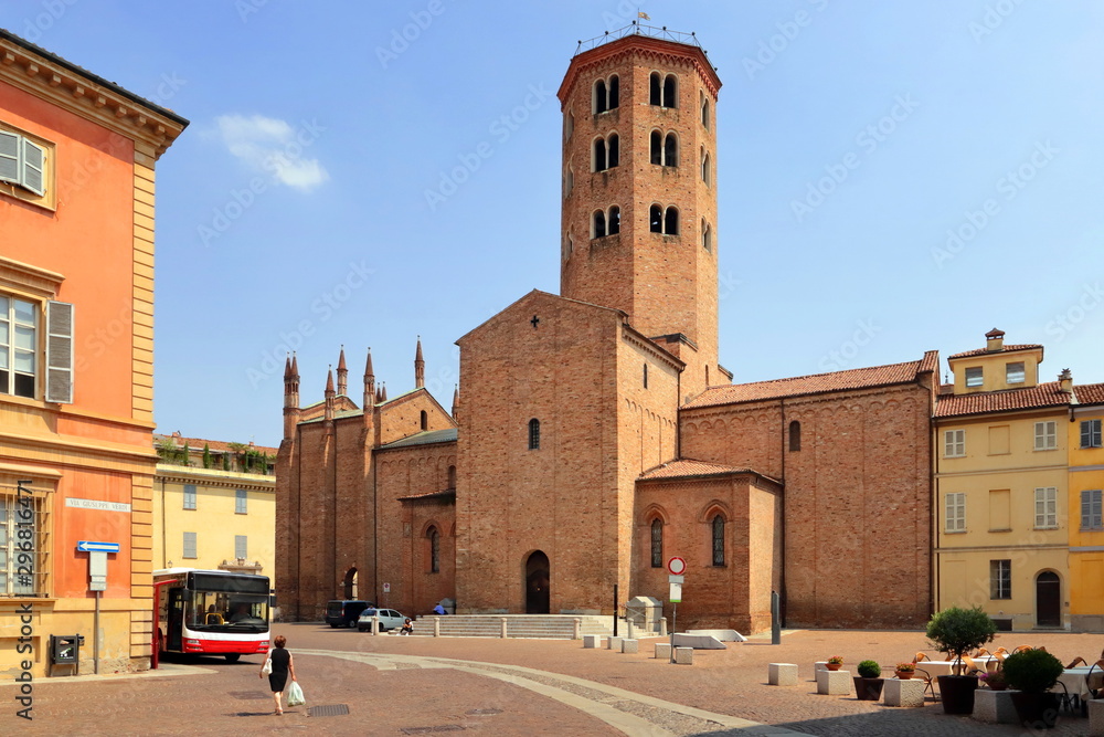 Sant'Antonino basilica in piacenza city in italy 