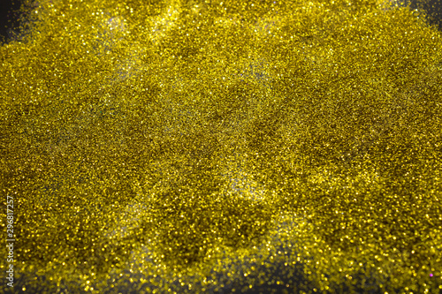 This is a Gold Glitter background