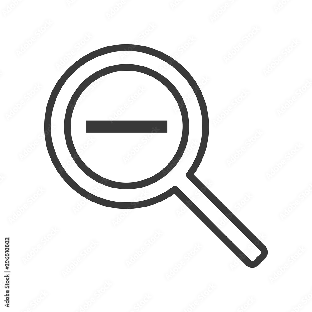 Zoom Out Icon Vector Zoom Out Icon Vector