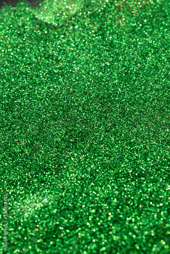 Fototapeta premium This is a Green Glitter Background