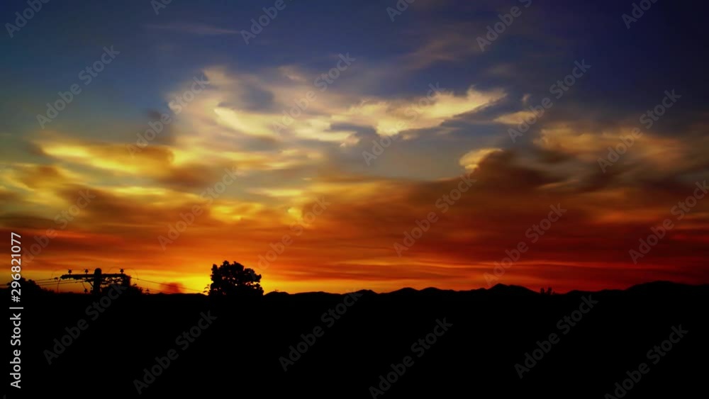 Golden sun set timelapse. Dark orange sun set. Golden sun set timelapse. Dark orange sun set.