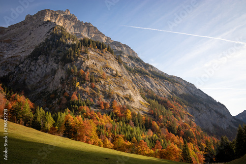 Beautiful Autumn Swiss Alps