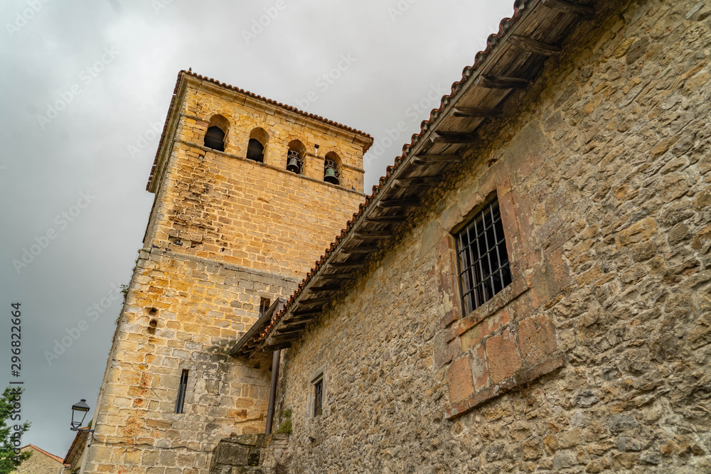Santillana del Mar, Spain, 27, july, 2019: pretty village in the province of Cantabria in Spain Santillana del Mar, Spain, 27, july, 2019: pretty village in the province of Cantabria in Spain