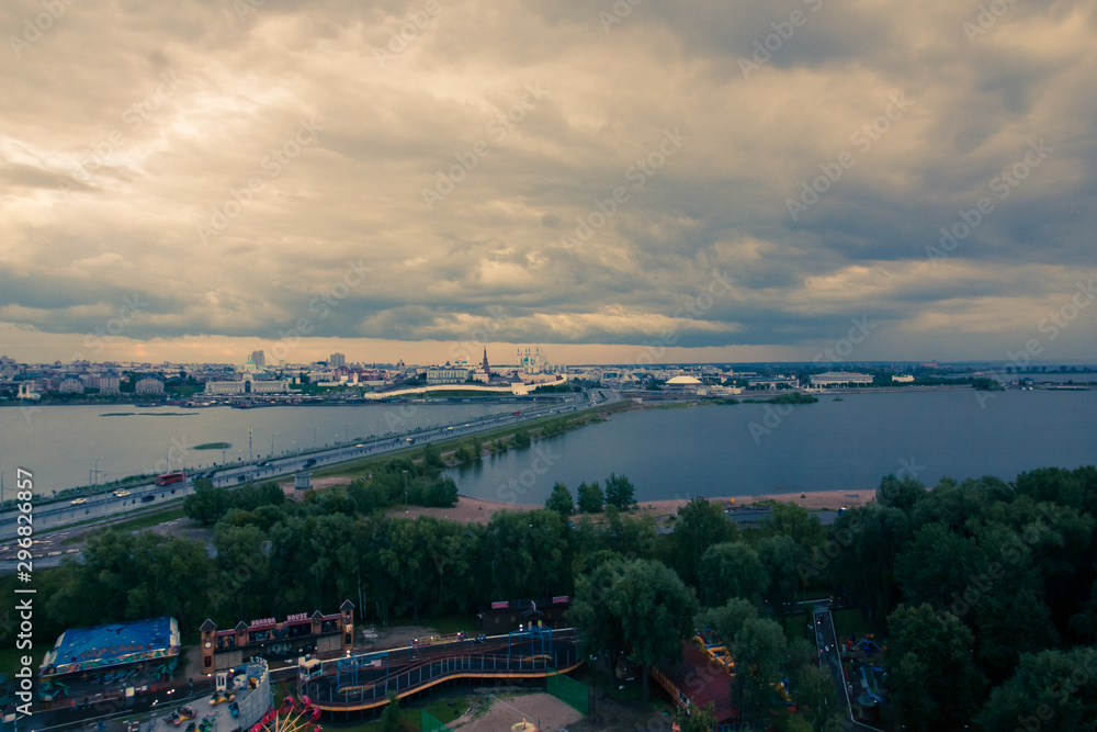 panorama of the city Kazan