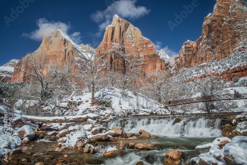 Zion Winter Snow photo