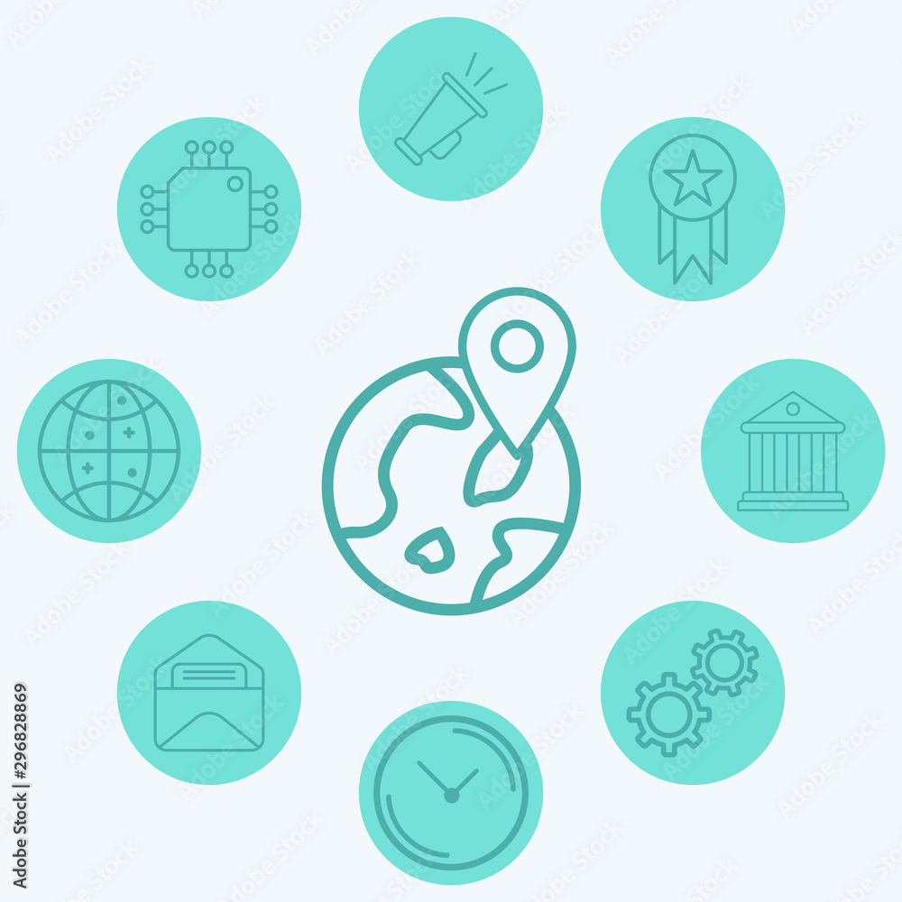 Location pin vector icon sign symbol Location pin vector icon sign symbol