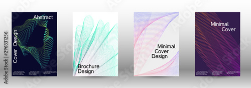 Cover design template set 