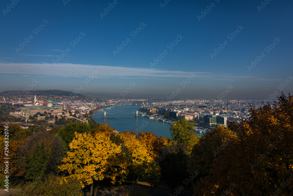 Vue sur Budapest et le Danube, Hongrie