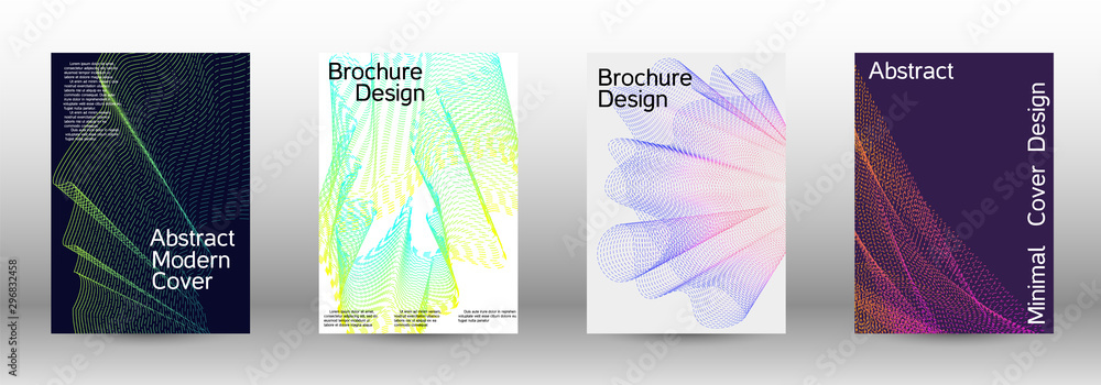 Cover design template set 