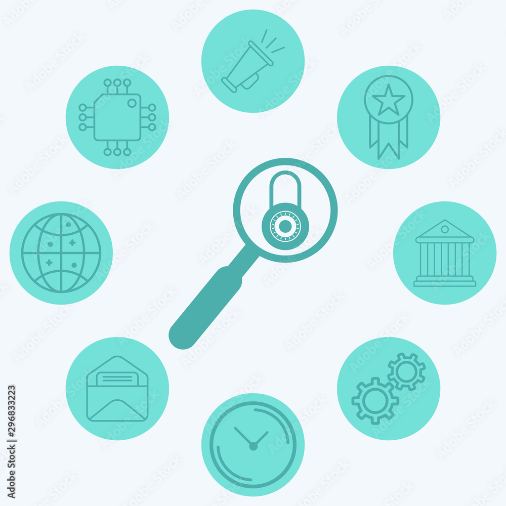 Padlock vector icon sign symbol Padlock vector icon sign symbol