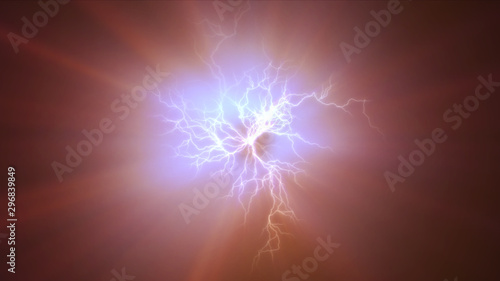 lightning bolt electricity abstract light