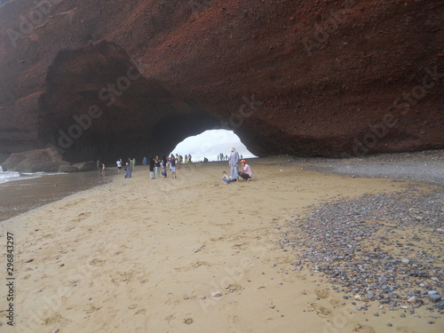 vacances merveilleux avec ma petite fille  à LAGZIRA près de la ville de SIDI IFNI au sud du MAROC  photo