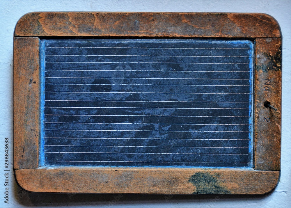 an old writing board for students an old writing board for students