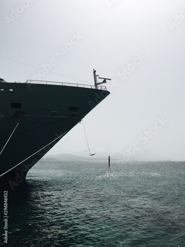 View of front part of ship