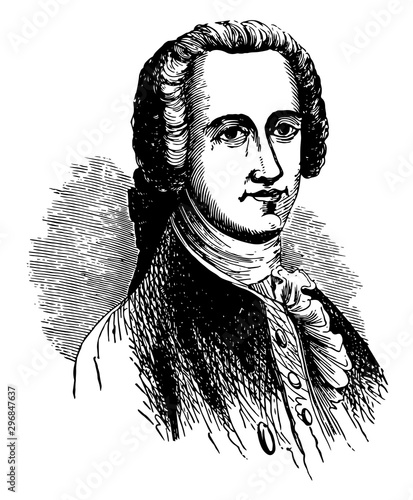 Thomas Hutchinson vintage illustration