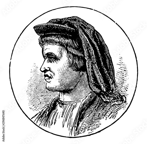 Lorenzo de' Medici, vintage illustration