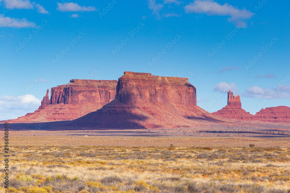 Monument Valley on a sunny day Monument Valley on a sunny day