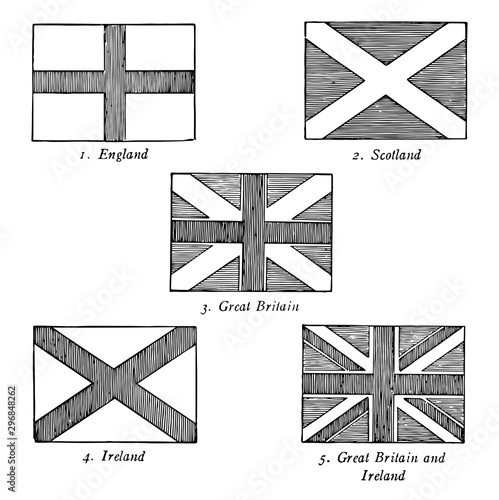 The Union Jack vintage illustration