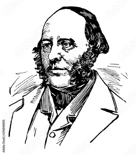 John Ericsson vintage illustration photo