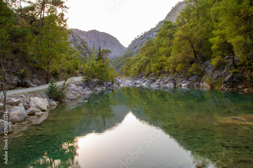 mountain river in canyon golnuk in Turkey