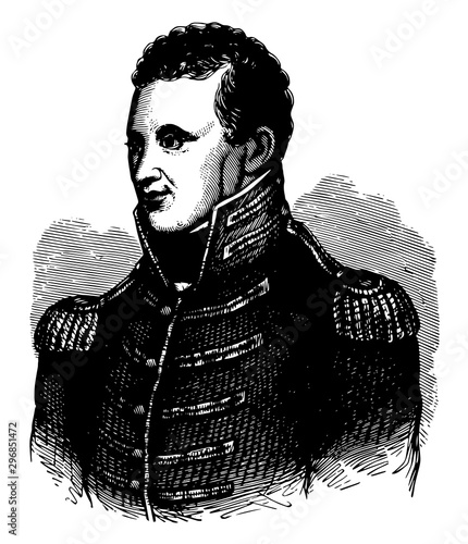 Zebulon Montgomery Pike vintage illustration