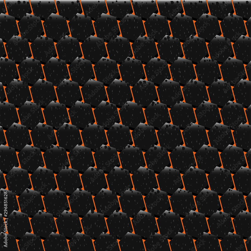 Fototapeta premium Abstract hexagons background