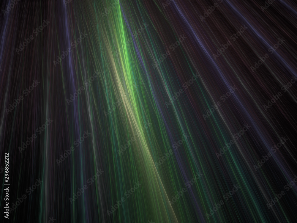 Fototapeta premium Abstract Design, Digital Illustration - Rays of Light, Parallel Lines with Alternating Colors, Minimal Background Graphic Resource, Bands of Color, Soft Gradients, Beams of colored light.