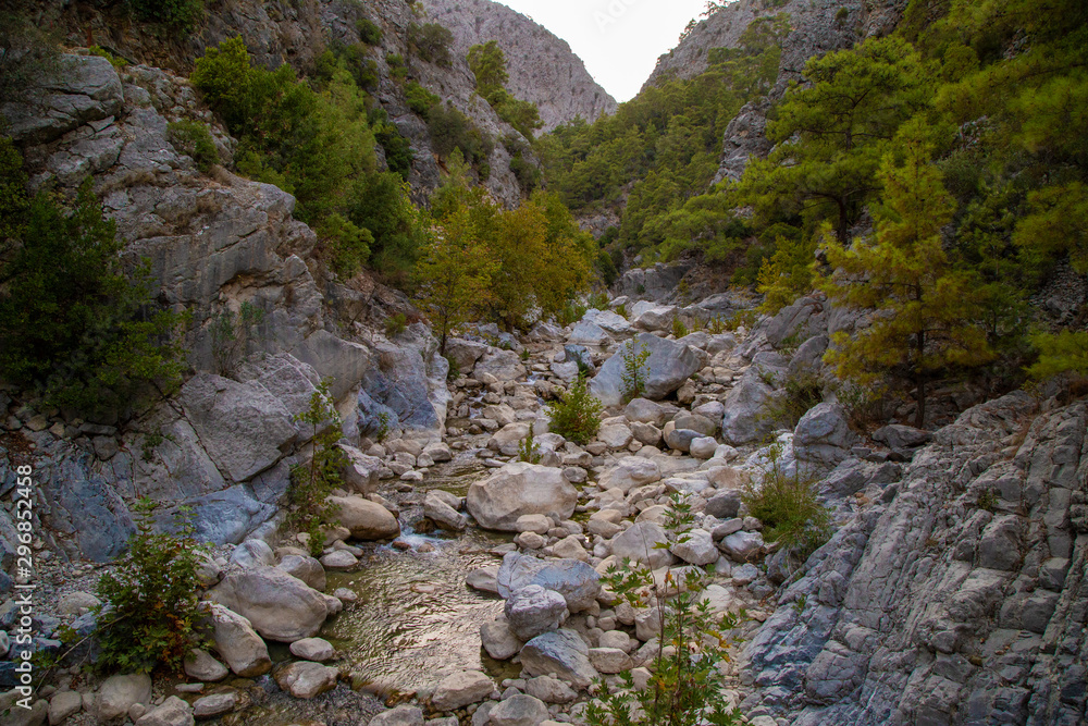 Gölnuk canyon in turkey near kemer