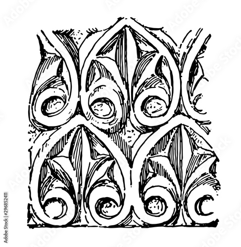 Anthemion Ismenias the Theban vintage engraving.