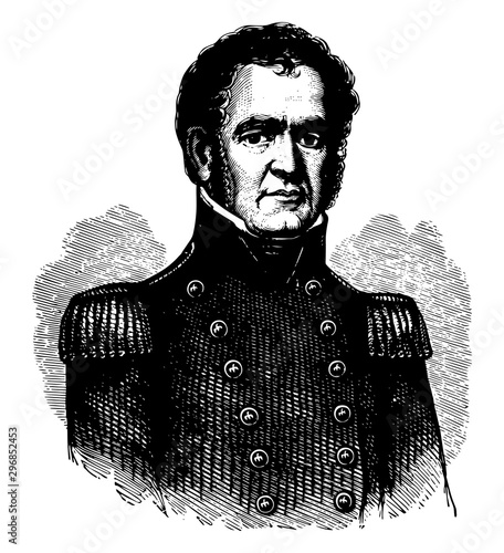 Tablou pe pânză Commodore John Rodgers vintage illustration