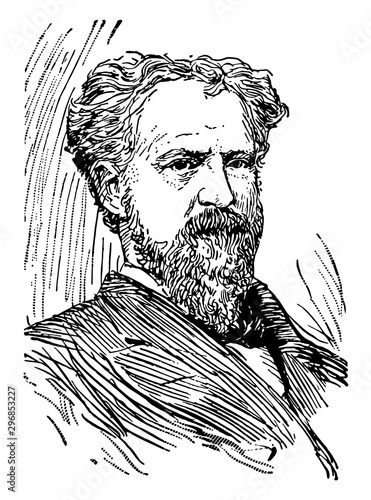 Roscoe Conkling vintage illustration