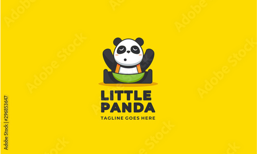 Little panda logo design