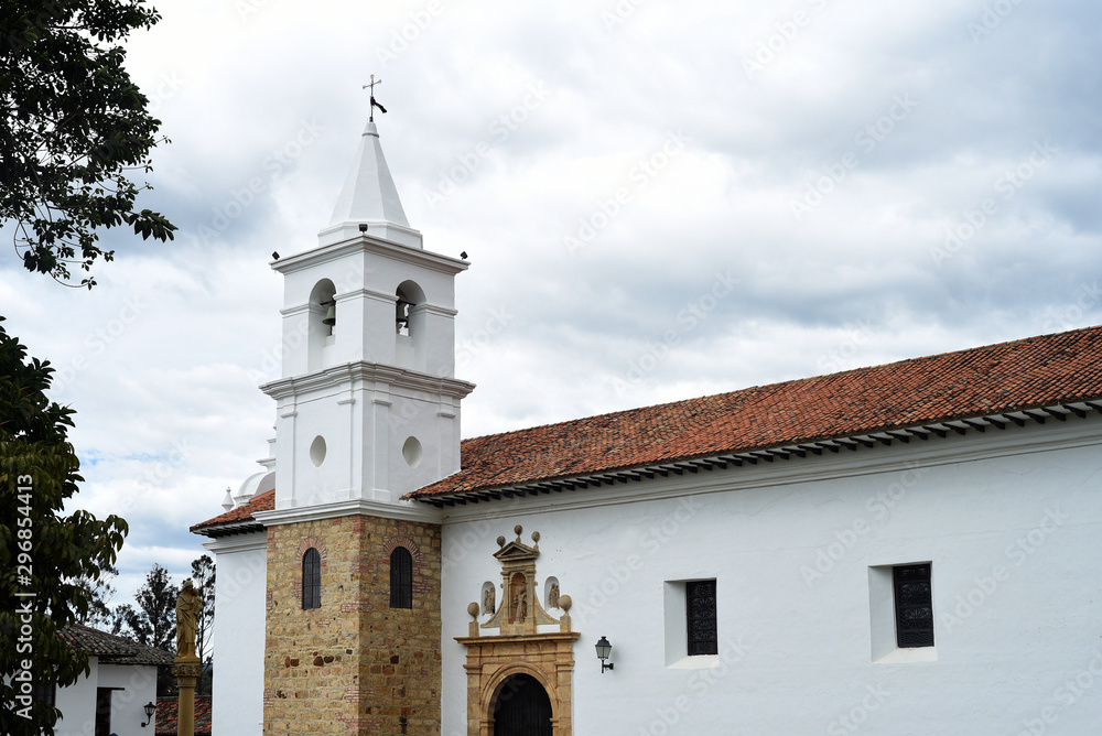 Fototapeta premium old church white country