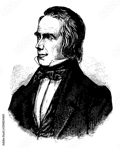 Henry Clay vintage illustration