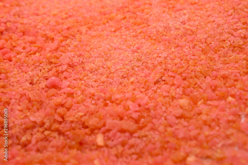 This is a photograph of crunchy Strawberry Candy background