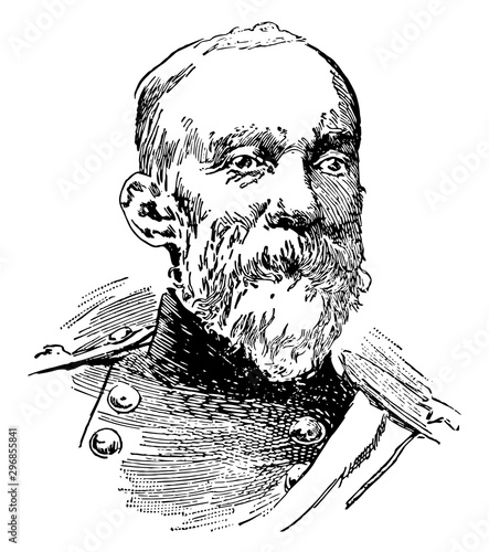 Joseph Wheeler vintage illustration