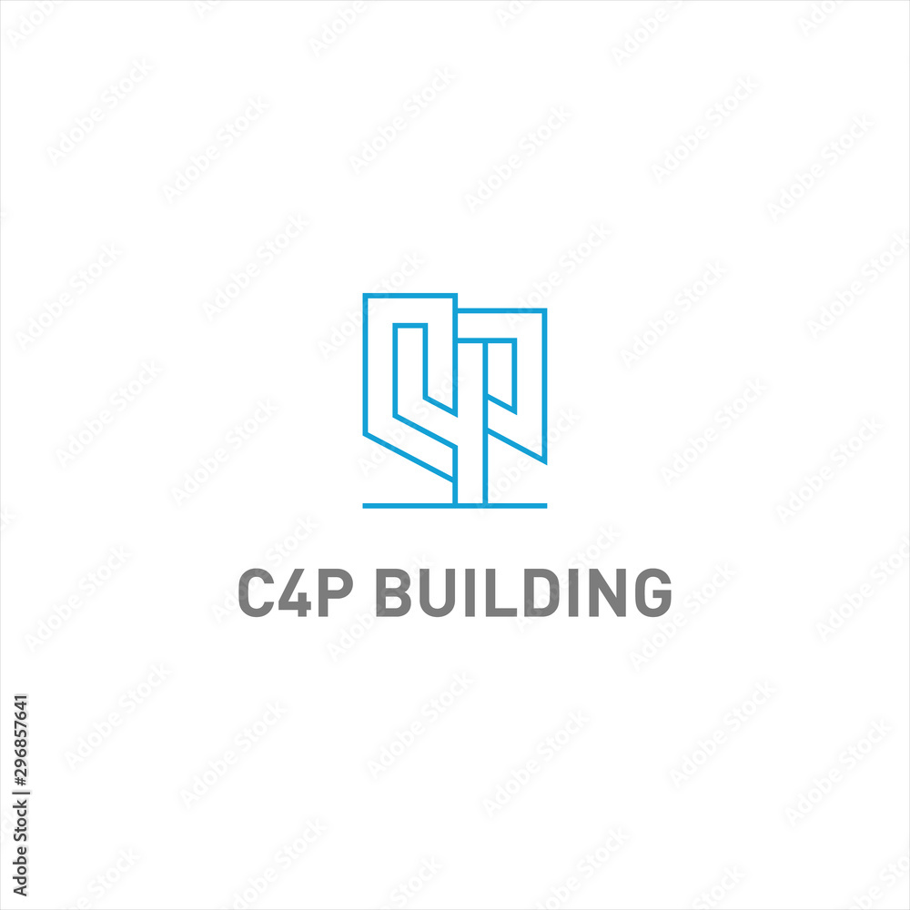 c4p building with the concept of a logo line c4p building with the concept of a logo line