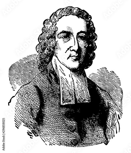 Jonathan Edwards vintage illustration
