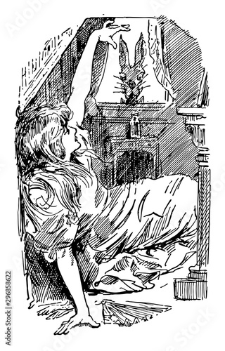Alice in Wonderland vintage illustration