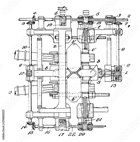 Rolling Mill vintage illustration.