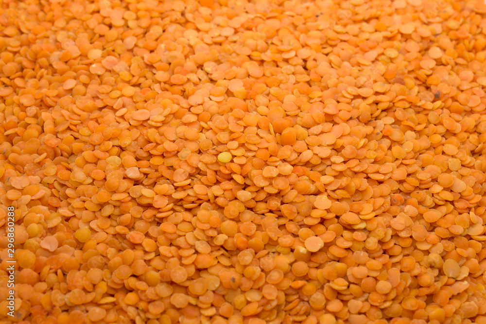 This is a photograph of Red lentils This is a photograph of Red lentils