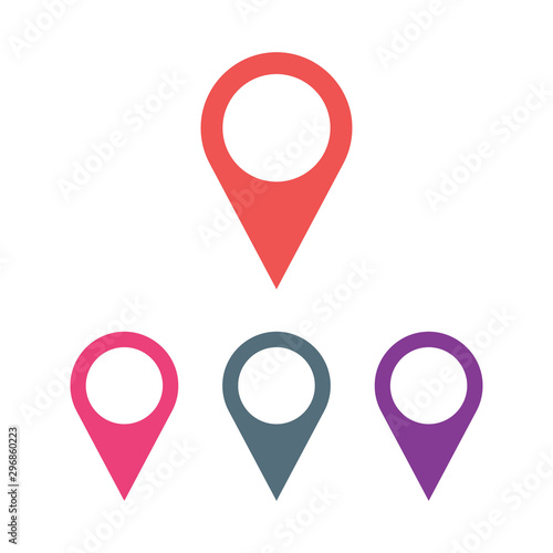 Map pin icon, for your website design