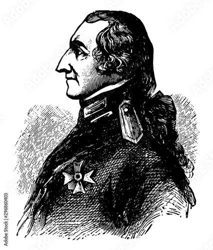 Count Rumford vintage illustration