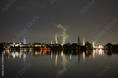 Hamburg Skyline mit Aussenalster