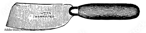 Paperhanger Knife vintage illustration.