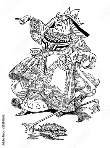 Alice in Wonderland vintage illustration